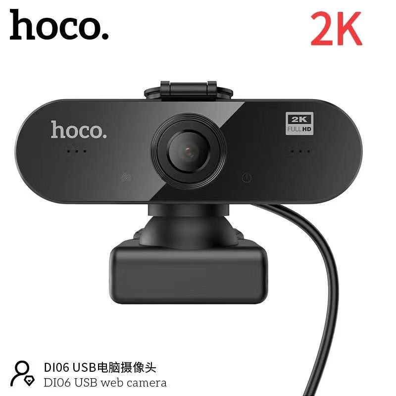 hoco-di06-usbcomputer-camera-hd-2k-กล้องขนาดเล็กสำหรับคอมพิวเตอร์-โน๊ตบุ๊ต-พร้อมส่ง