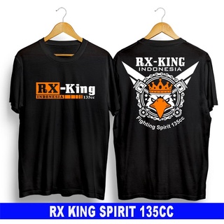 เสื้อยืดผ้าฝ้ายพิมพ์ลายขายดี เสื้อยืด ผ้าฝ้าย พิมพ์ลาย Distro RX king spirit Shirts 30s สําหรับผู้ชาย