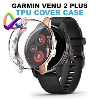 สินค้า เคส Garmin Venu 2 plus TPU case เคส กันกระแทก แบบครอบ Plating Protective Case Cover