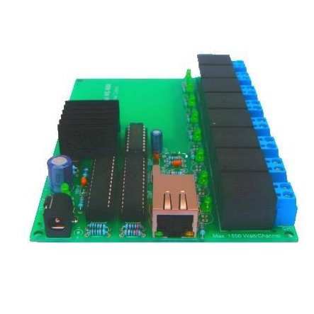 บอร์ดควบคุมผ่านเน็ตเวิร์ค-สวิตซ์อิเลคทรอนิค-4หรือ8ช่อง-อุปกรณ์ควบคุมผ่านระบบเน็ตเวิร์ค-net-control-boards