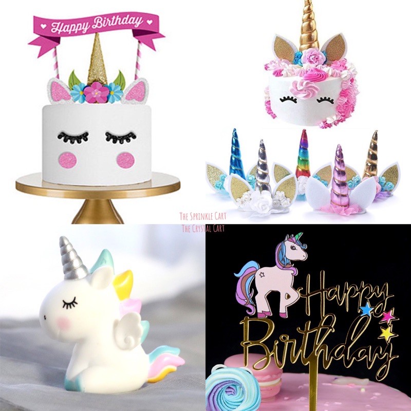 unicorn-themed-cake-topper-birthday-decoration-happy-birthday