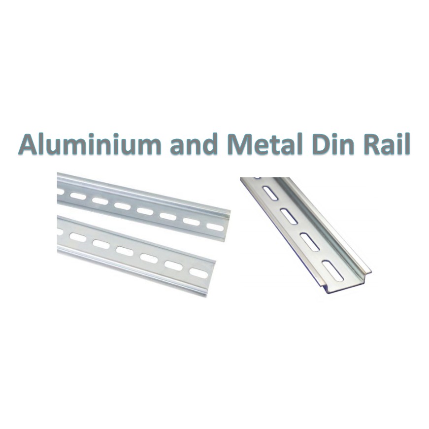 รางอลูมิเนียม-และโลหะ-din-rail-din-mounting-rail-สีเทา-1-เมตร