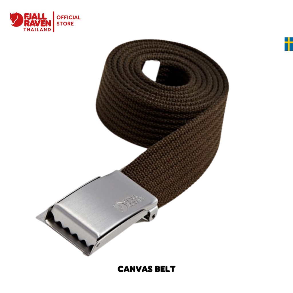 fjallraven-canvas-belt-เข็มขัดแคนวาส-เข็มขัดหัวล็อค-เข็มขัดหัวปั๊มโลหะ-เข็มขัดไนลอน-เข็มขัดผู้หญิง-เข็มขัดผู้ชาย