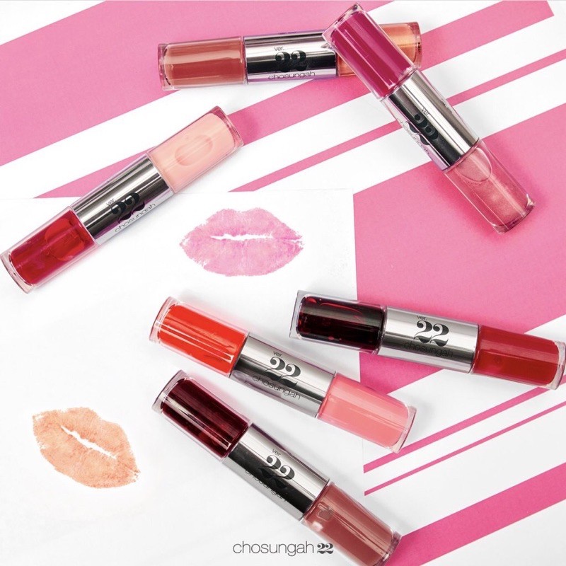 ver.22 dual lip tint&gloss Shopee Thailand