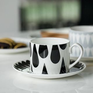 Black & White Coffee Cup