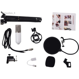 MUSTYRoyalbelle Mic Mic Condenser Recording Pro Condenser Microphone BM800 with Stand Microphone and USB Accessories [Me