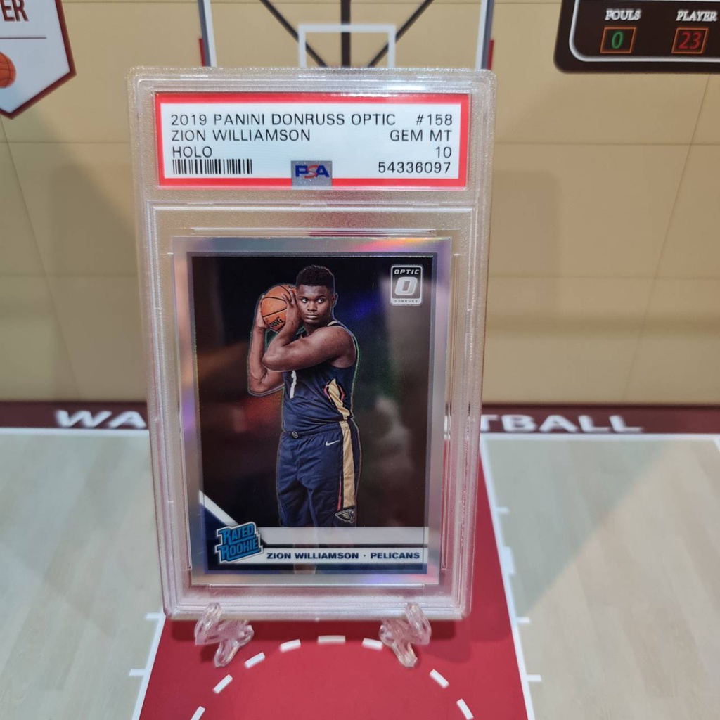 zion-williamson-2019-panini-donruss-optic-psa10การ์ดสะสม-สำหรับลงทุน-เกร็งกำไรระยะยาว