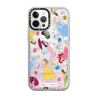 (พร้อมส่ง)เคสตู้น้ำ12ProMax/12Pro/12/13/13Promax Casetify Disney Princess Medley Glitter Case