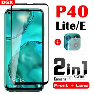 ฟิล์มกันรอยหน้าจอ + ฟิลม์เลนส์กล้องหลัง สำหรับ Huawei P40 P40 Lite P40 Pro Huawei Nova 7i Nova 5T