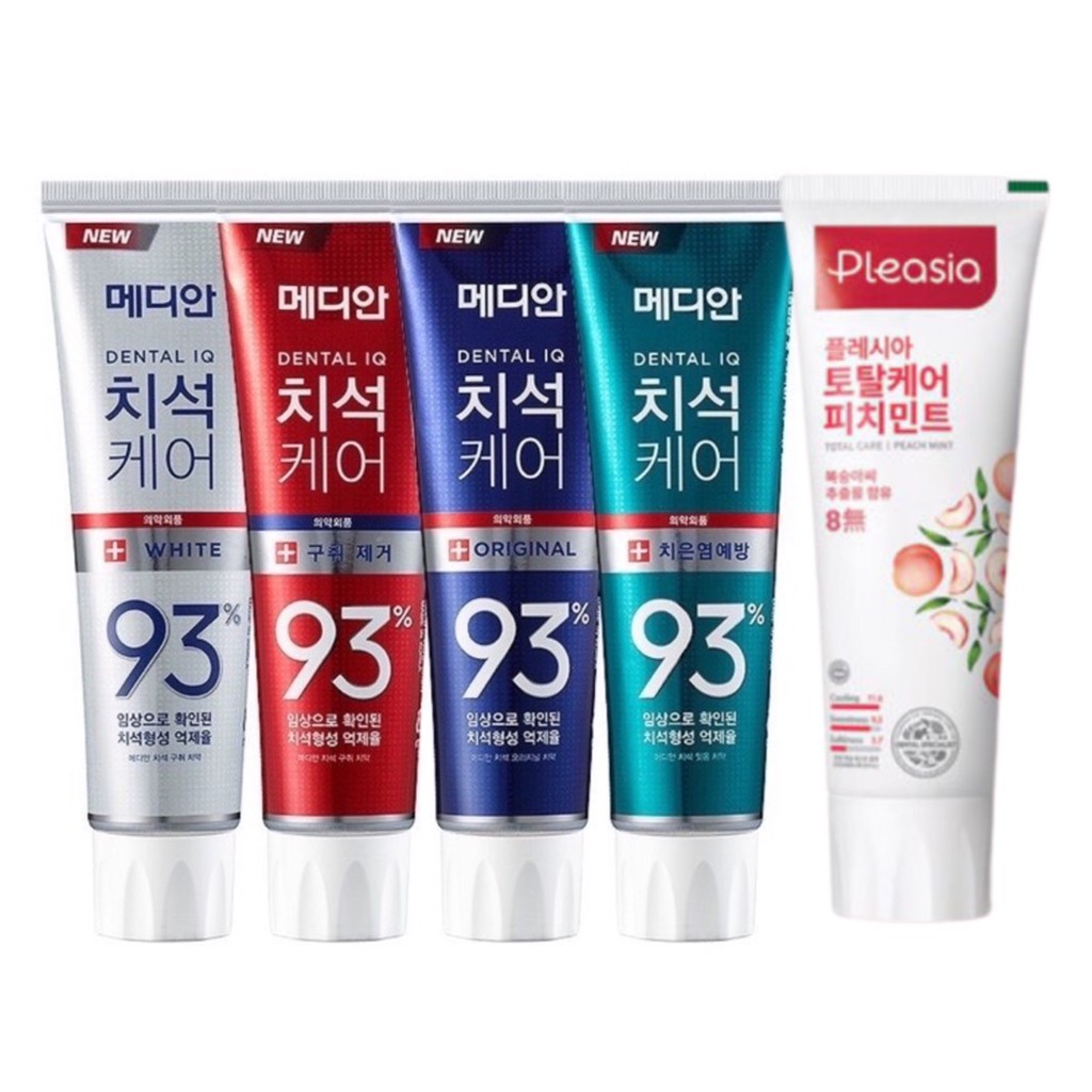 ยาสีฟัน-เกาหลี-dental-iq-median-tartar-care-toothpaste-ปริมาณ-120-g-pาสีฟันพีช