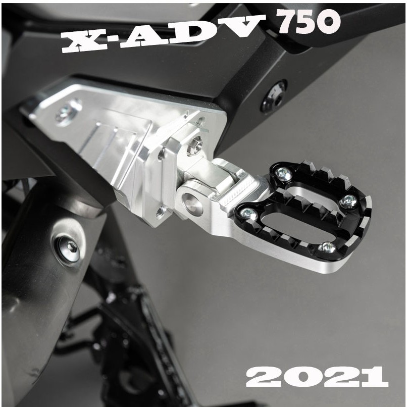 ภาพสินค้าKodaskin Motorcycle accessories XADV750 Folding Rear Foot Pegs Footrest Passenger For HONDA X-ADV 750 2021 จากร้าน kodaskin.th บน Shopee ภาพที่ 1