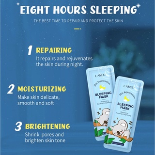 ภาพขนาดย่อของภาพหน้าปกสินค้าสลีปปิ้งมาสก์ (Sleeping Mask) ตื่นมาหน้าเด้งดังสาวเกาหลี กู้หน้าโทรมในข้ามคืน ขนาด 3 กรัม จากร้าน memoneythailand บน Shopee ภาพที่ 5