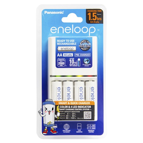 ชุดเครื่องชาร์จ-panasonic-พร้อมถ่าน-eneloop-aa-4-ก้อน-ชาร์จเร็ว-1-5ชม