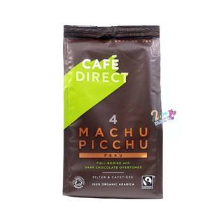 คาเฟ่ไดเร็กมาชูปิคชูกาแฟคั่วบด 227กรัม Cafe Direct Machu Picchu Roasted &amp; Ground Coffee 227g.