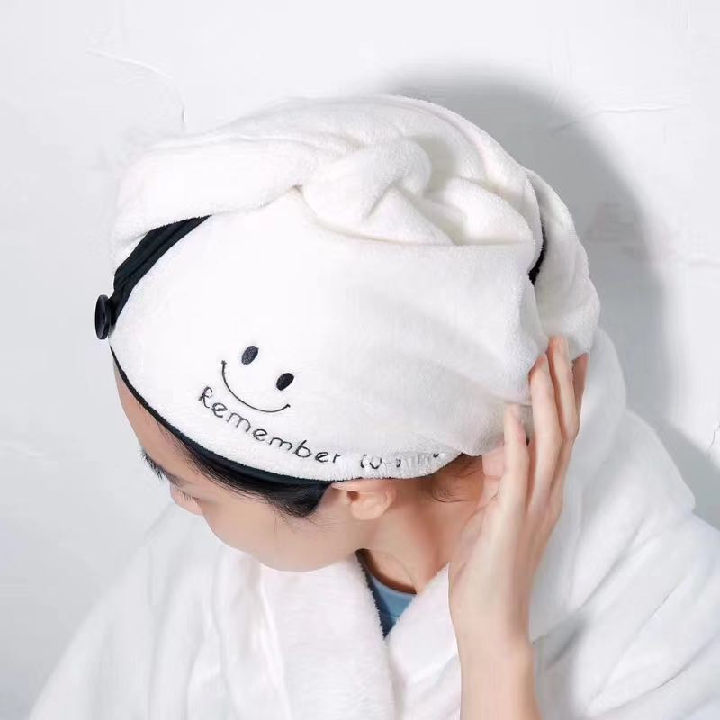 ภาพหน้าปกสินค้าหมวกผ้าไมโครไฟเบอร์ แบบแห้งเร็ว ดูดซับน้ําได้ดี สไตล์เกาหลี สําหรับผู้หญิง จากร้าน basestudio.th บน Shopee