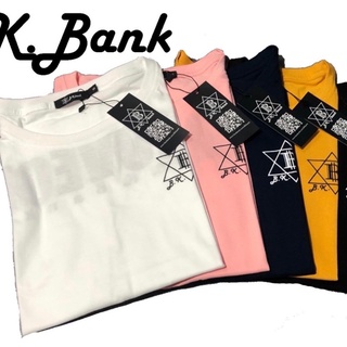 เสื้อยืดแบรนด์ B.K.bank cotton 100%