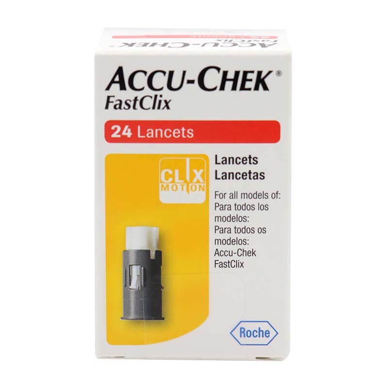 accu-chek-แถบตรวจวัดระดับน้ำตาลในเลือด-และเข็มเจาะเลือด-fastclix-ลอตใหม่ตรวจสอบเลขลอตได้