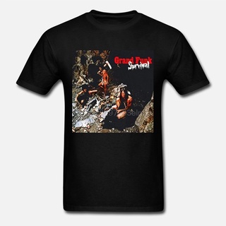 เสื้อยืด พิมพ์ลายอัลบั้ม Grand Funk Survival สีดํา สไตล์คลาสสิก ไม่ซ้ําใคร สําหรับผู้ชาย 496858สามารถปรับแต่งได้