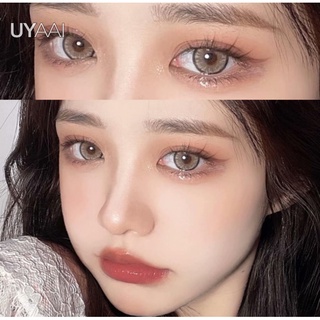 Uyaai คอนแทคเลนส์ สีน้ําตาล 14.5 มม. 2 ชิ้น