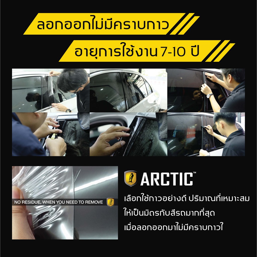 arctic-ฟิล์มกันรอยรถยนต์-ภายนอกรถ-pianoblack-mercedes-benz-c-class-c350e-w205-บริเวณกาบเสาข้าง-6-ชิ้น