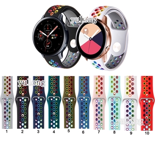 สินค้า สายนาฬิกาข้อมือซิลิโคนสำหรับ Samsung Galaxy Watch Active 2 40mm 44mm 40mm 44mm watch4 watch 4 classic 42mm 46mm