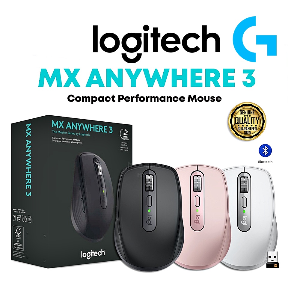 ภาพหน้าปกสินค้า️เมาส์ไร้สาย ️ Logitech MX Anywhere 3 Compact Performance Mouse Wireless ประกัน 1 ปี จากร้าน hardware_corner บน Shopee