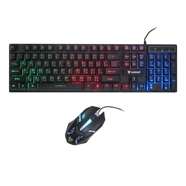 nubwo-ชุดไฟทะลุอักษร-keyboard-mouse-combo-set-savitar-nkm-623-สวยแรงส