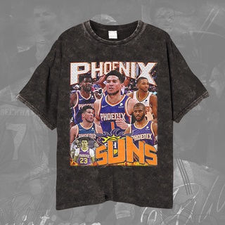 เสื้อยืด ลายบาสเก็ตบอล Nba PHOENIX SUNS สําหรับผู้ชาย และผู้หญิงS-5XL