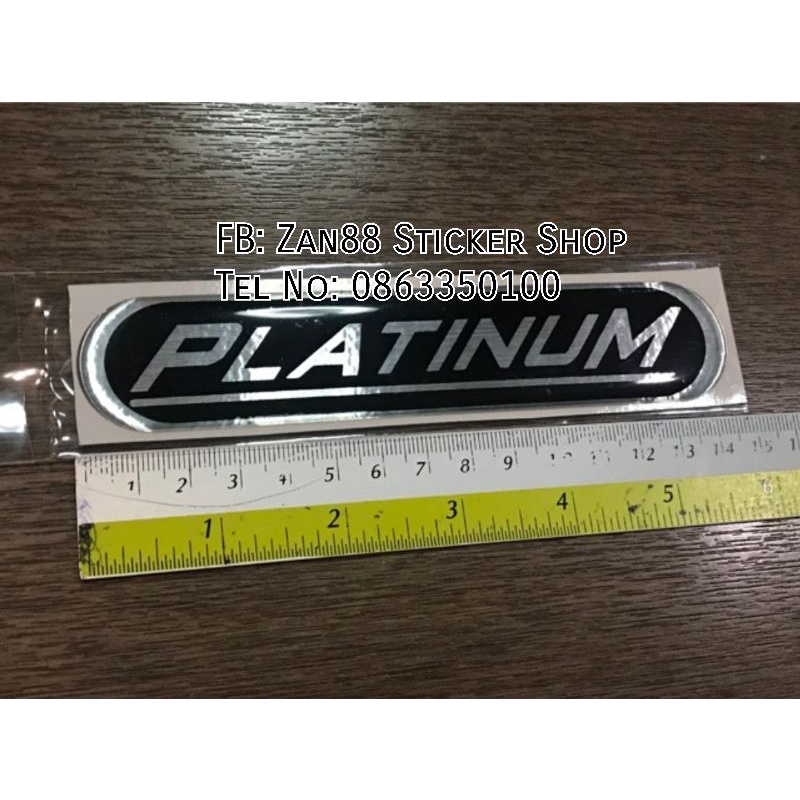 ราคาและรีวิวสติ๊กเกอร์นูน PLATINUM สำหรับ ISUZU D-MAX