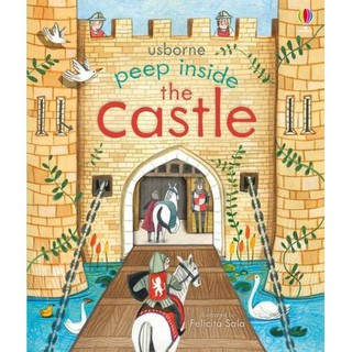 หนังสือความรู้ทั่วไปภาษาอังกฤษ Peep inside a Castle (Board book)