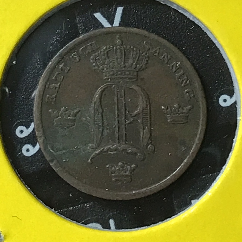 special-lot-no-60517-ปี1844-สวีเดน-1-6-skilling-เหรียญสะสม-เหรียญต่างประเทศ-เหรียญเก่า-หายาก-ราคาถูก