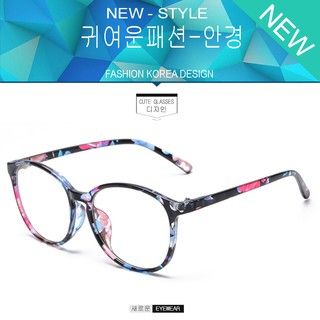 Fashion เกาหลี แฟชั่น แว่นตากรองแสงสีฟ้า รุ่น 2340 C-7 รวมสีลายกละ ถนอมสายตา (กรองแสงคอม กรองแสงมือถือ)