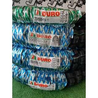 ยางDUROลาย DM ขนาด 90/100-16 ขอบ 16, 100/100-17 ขอบ 17, 100/100-18, 110/100-18 ขอบ 18,  70/100-19 ขอบ19, 80/100-21 ขอบ21