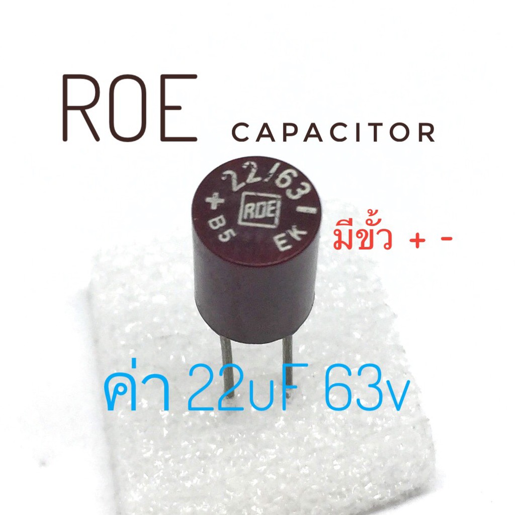 ROE Capacitors audio grade ((สินค้าเก่าเก็บ ขาดำตามภาพ)) | Shopee Thailand
