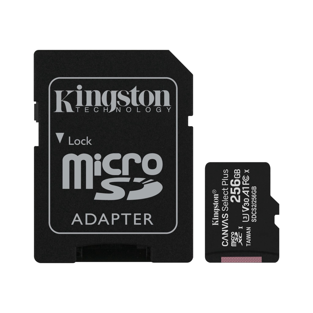 เมมโมรี่การ์ด-micro-sd-card-kingston-256gb-แท้ล้าน-รับประกันตลอดอายุการใช้งาน