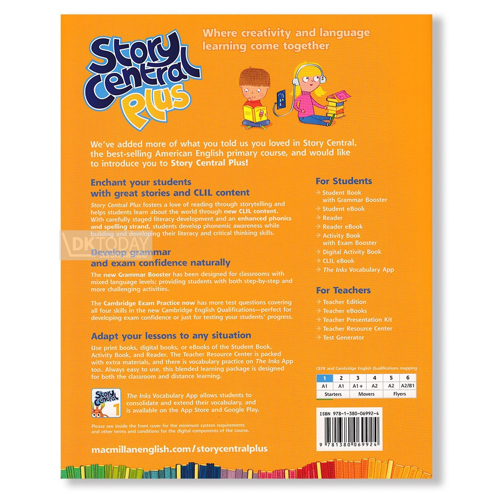 dktoday-หนังสือ-story-central-plus-1-activity-book-with-digital