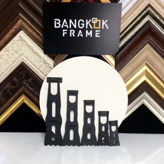 bangkokframe-ขาตั้งกรอบรูป-ขาตั้งกรอบขนาดตั้งโต๊ะ-ขาตั้งกรอบรูปสีดำ-ติดหลังกรอบรูป-ขาตั้งกรอบรูปพลาสติก-แบบตรง-fae-pl