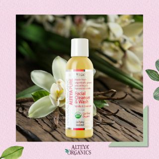 [1แถม1] Alteya Organics  Pure Facial Cleanser &amp; Wash - Vanilla &amp; Geranium 150 ml