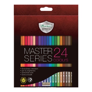มาสเตอร์อาร์ต สีไม้ แท่งยาว 24 สี มาสเตอร์ซีรี่ส์101342MASTER ART Long Colored Pencil 24 Colors #Master Series