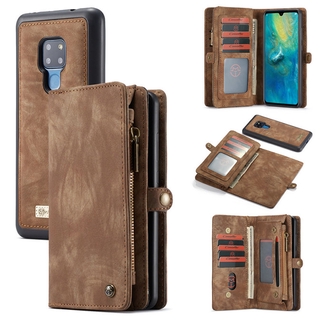 Huawei Mate 30 Case Cell Phone Zipper Wallet 2 in 1 Muti-function Cover for Huawei Mate 20 P40 Case