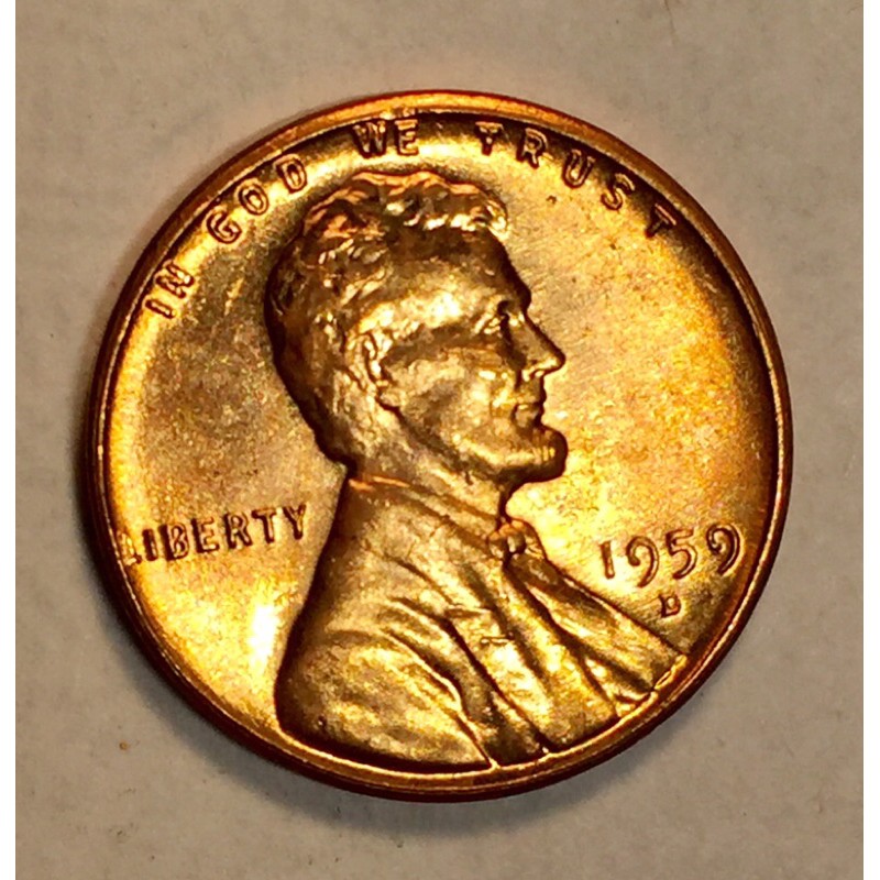 เหรียญus-lincoln-memorial-cent-ปี1959-2502