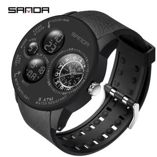 สินค้า Sanda นาฬิกาข้อมือควอตซ์แฟชั่น กันน้ํา สไตล์ทหาร หรูหรา สําหรับบุรุษ