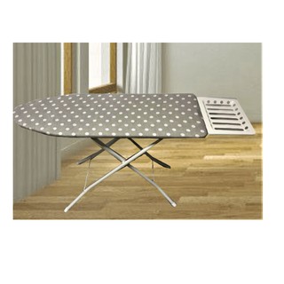 ภาพหน้าปกสินค้าโต๊ะรีดผ้ายืนรีด ขนาด 35x123x80 ซม. โต๊ะรีดผ้าแบบยืน ปรับความสูง 6 ระดับ จัมโบ้ โครงไม้อัด ที่เกี่ยวข้อง