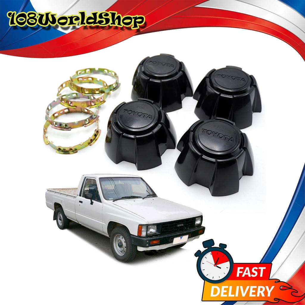 ฝาครอบล้อ-กิ๊บล็อค-4-ล้อ-โตโยต้า-สี-ดำ-ln50-toyota-2-4-ประตู-ปี