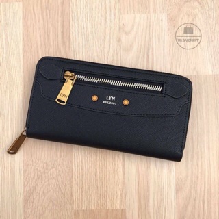 LYN LONG WALLET (outlet) สีดำ