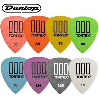 สินค้า PICK เต่าปลายแหลม รุ่น Tlll (ที 3) ของแท้ 100% มีครบทุกขนาด DUNLOP guitar pick
