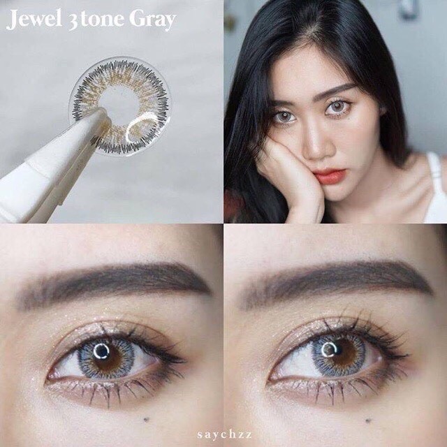 jewel-3-tone-gray-สีเทา-ทรีโทน-โทนเซ็กซี่-ขอบฟุ้ง-บิ๊กอาย-สีเทา-เทา-contact-lens-bigeyes-คอนแทคเลนส์-ค่าสายตา-สายตาสั้น