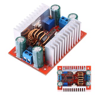 AB099 DC to DC Step-Up Boost Converter 400W 15A 8.5V-50V iTeams  โมดูลปรับไฟขึ้น ปรับแรงดันและกระแสไฟได้ เหมาะกับ DIY