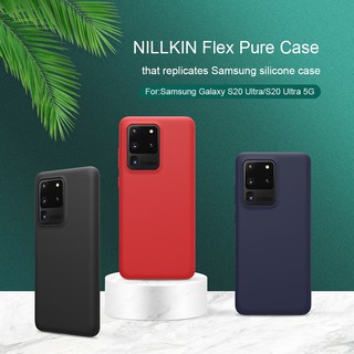Nillkin เคสโทรศัพท์มือถือ ซิลิโคนนิ่ม บางมาก กันกระแทก สําหรับ Samsung Galaxy S20 Ultra S20 Ultra 5G