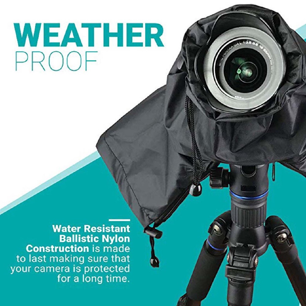 ผ้าคลุมกันฝนกลางแจ้ง-ตัวป้องกันเลนส์เทเลโฟโต้-dslr-กล้องกันฝน-เสื้อกันฝนกล้อง-dslr-telephoto-lens-protectors-camera-rain-cover-dustproof-camera-raincoat